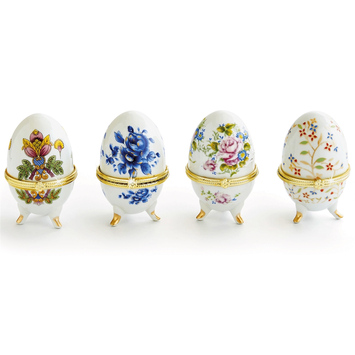 Lot de 4 oeufs porcelaine