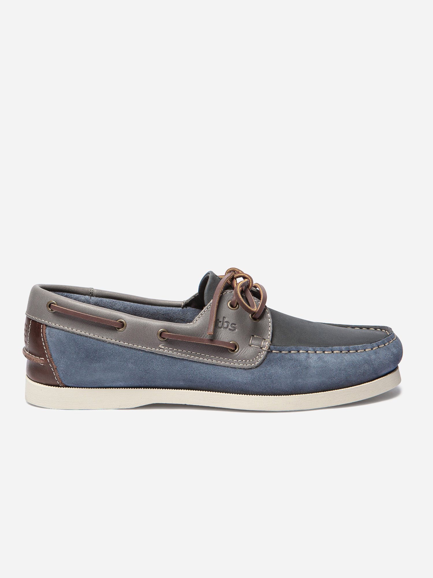 Chaussures Bateau Homme Cuir Velours Bleu