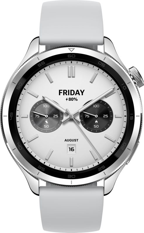 Xiaomi - Watch S4 - Zilver - Smartwatch - Roestvrijstaal - Waterbestendig