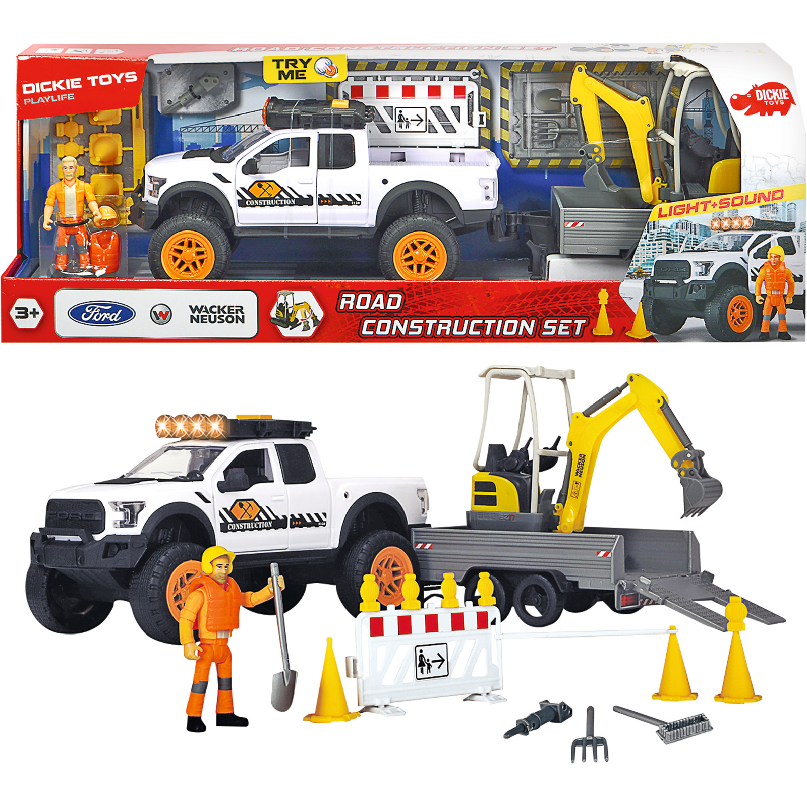 Dickie Toys Playlife Road Construction