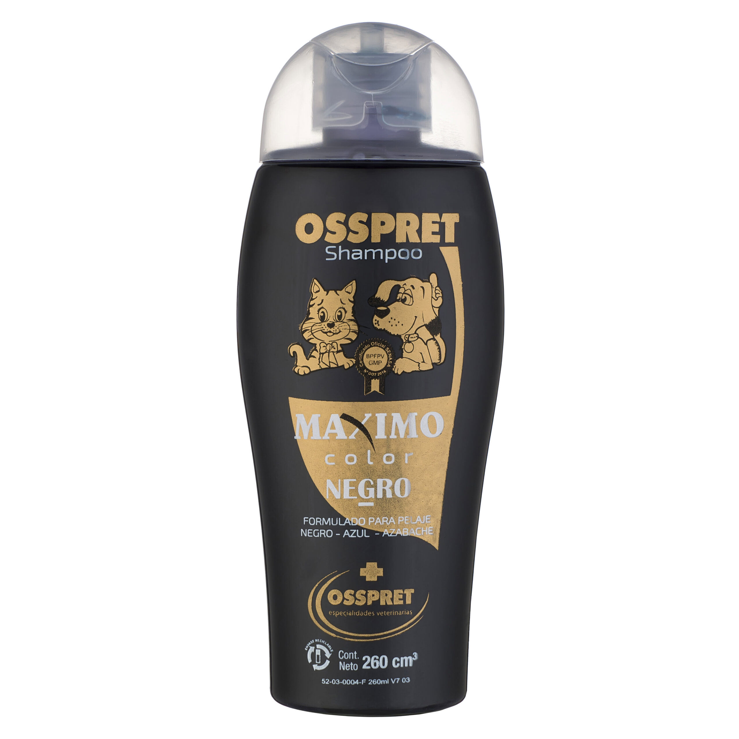 Shampoo para coloração preta máxima