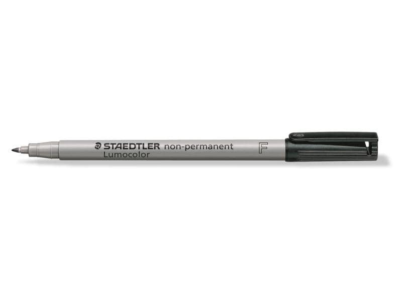 Staedtler Folienstift Lumocolor 316 F Schwarz, wasserlöslic Feiner Schreiber