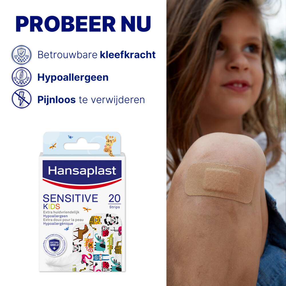 Hansaplast Sensitive Kids 20 stuks