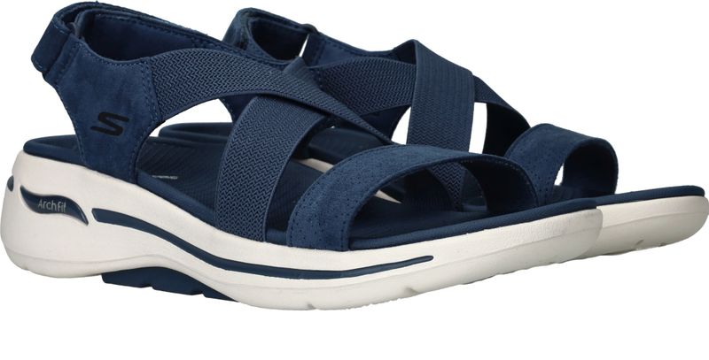 Skechers Go Walk Arch Fit Sandalen Blauw Dames
