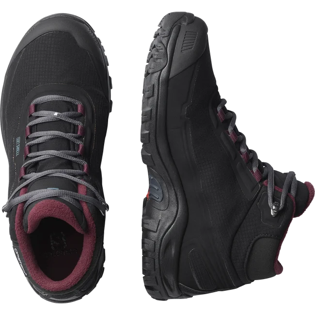SHELTER WATERPROOF  Winterschuhe Damen Black/Ebony/WineTasting