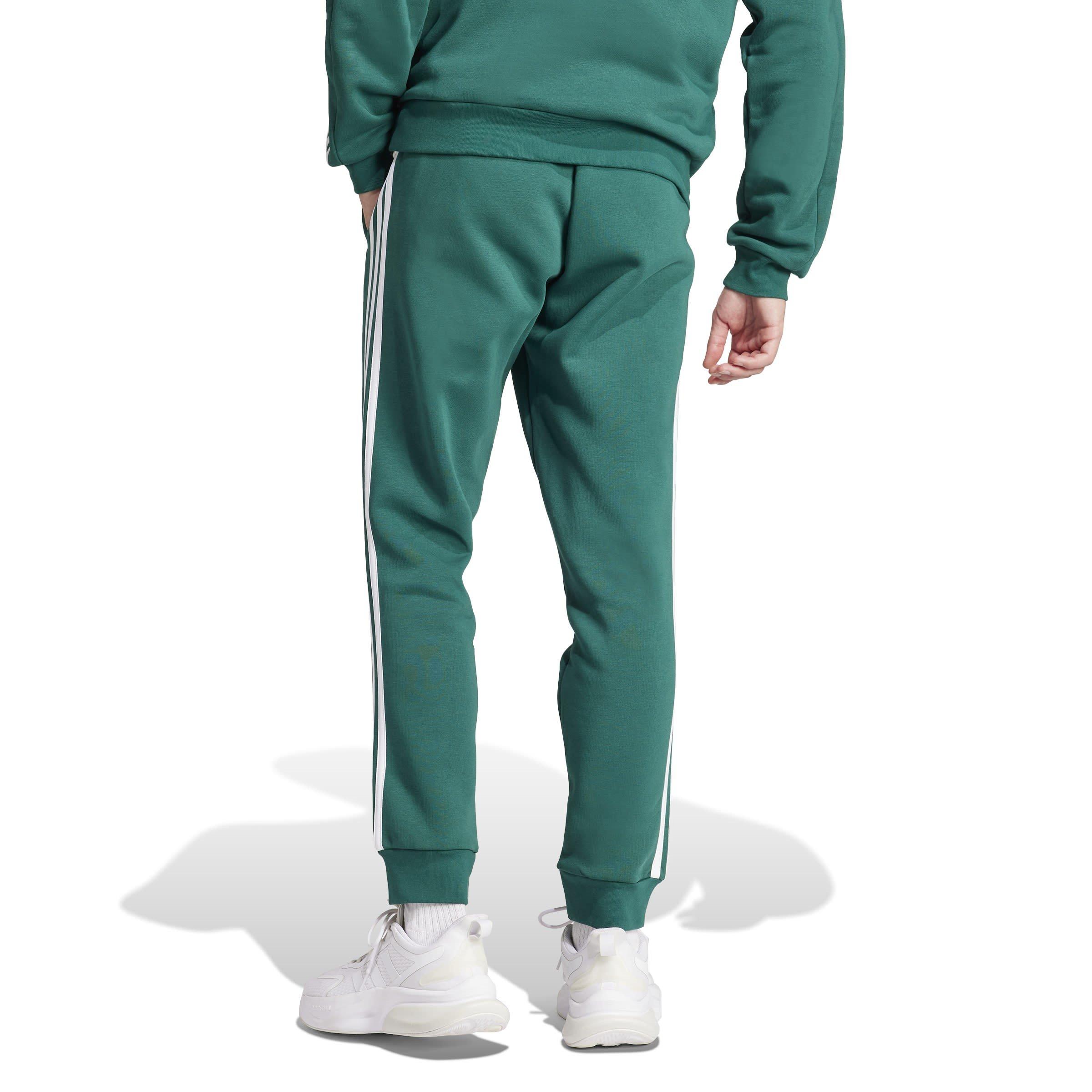 adidas Essentials Fleece Tapered Cuff 3-Stripes Joggers