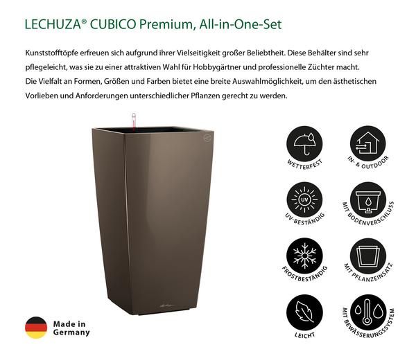 LECHUZA® CUBICO Premium, All-in-One-Set