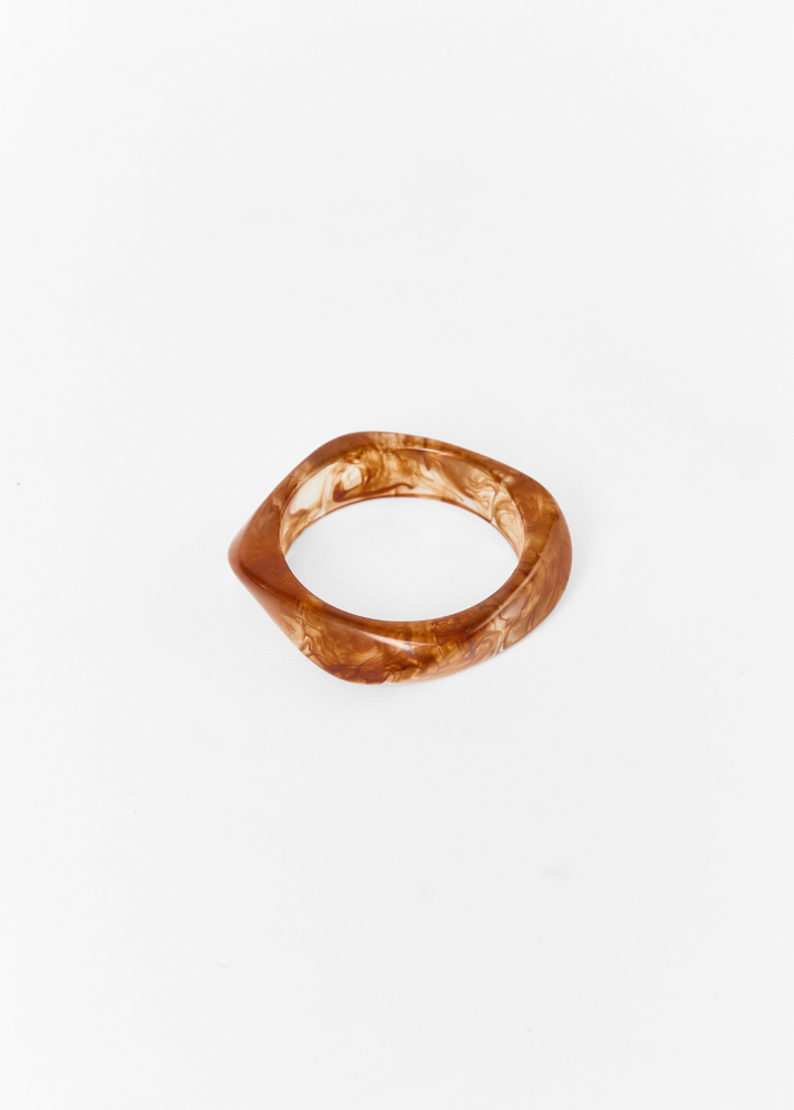 Anna armband choco bruin