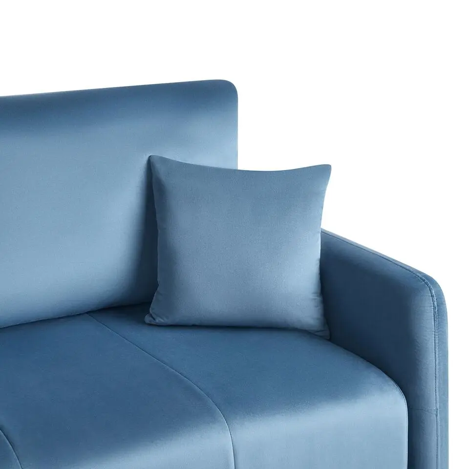 EGGE - Driezitsbank - Blauw - Fluweel