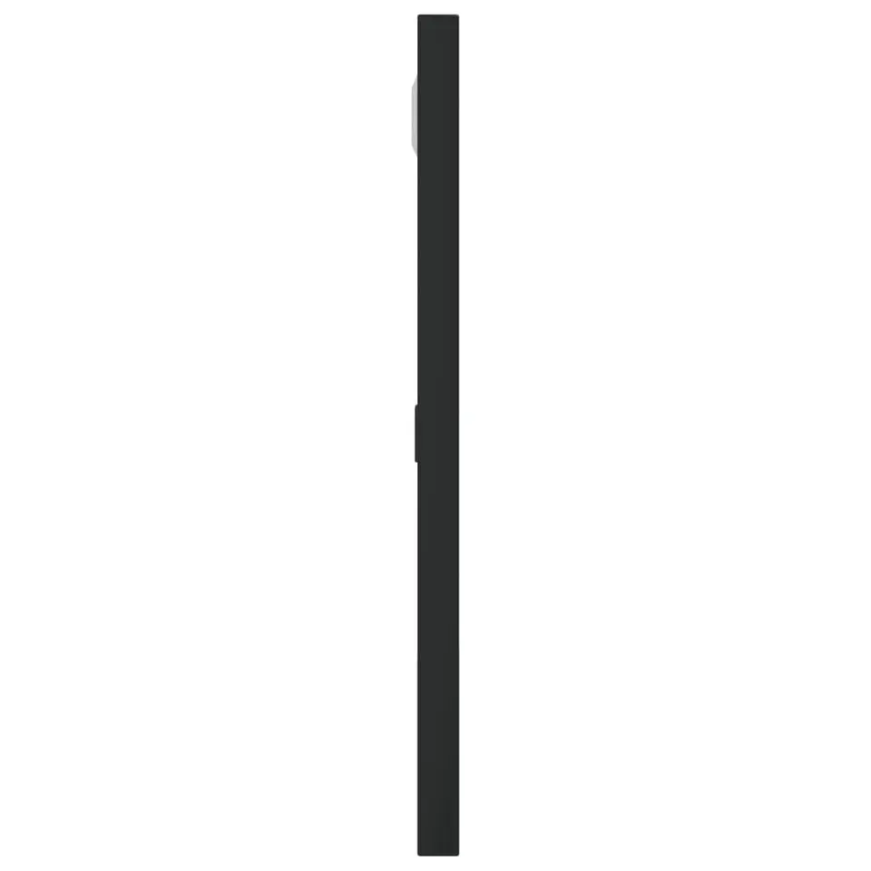 vidaXL - Wandspiegel - Zwart - IJzer - 30 x 30 cm