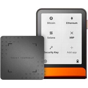 Cryptowallet Ledger Flex Edition Bitcoin Orange avec Recovery Key incluse