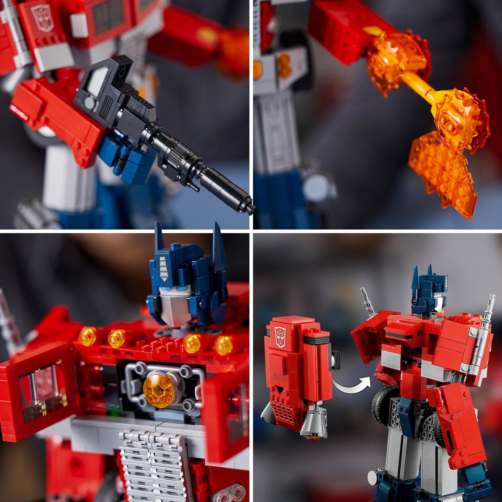 LEGO Konstruktionsspielzeug Icons Transformers Optimus Prime