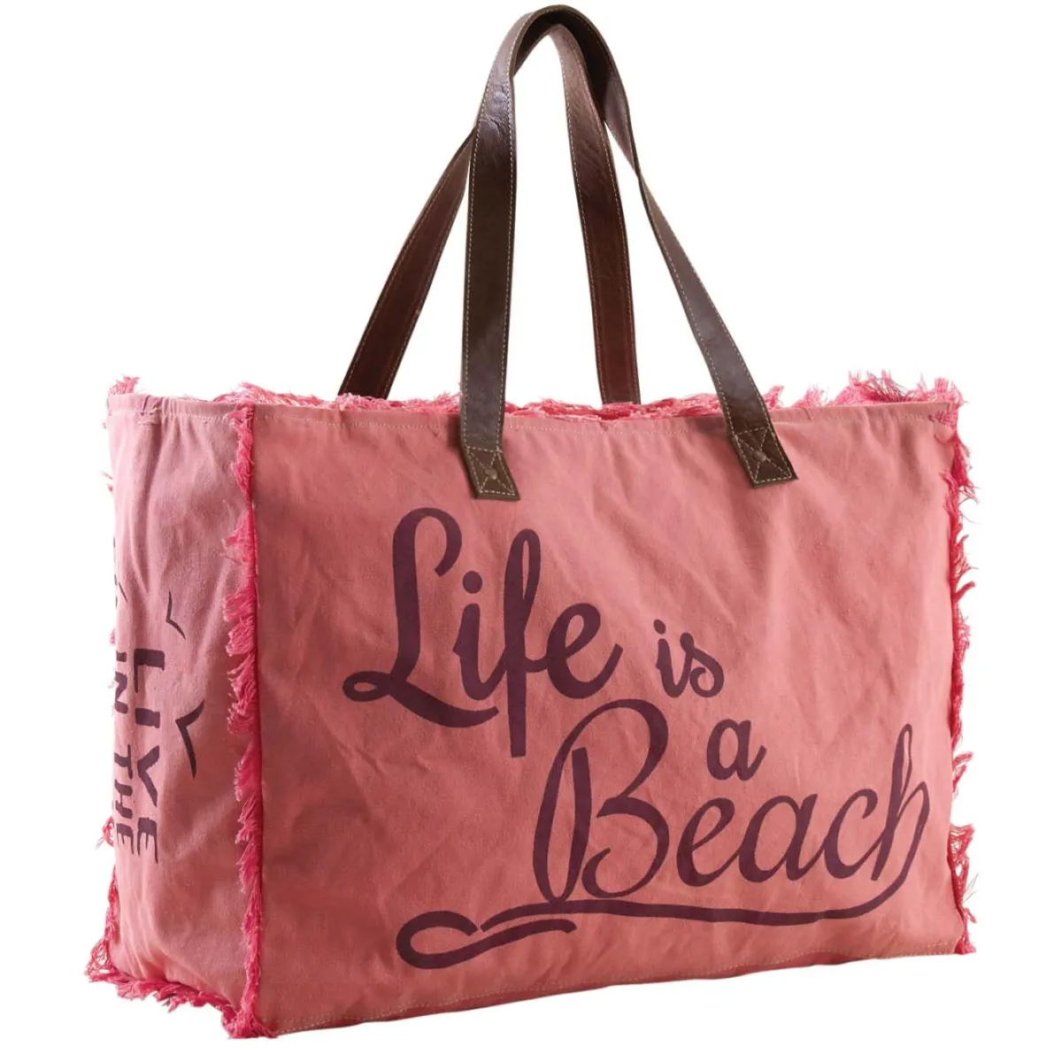 Aubry Gaspard Sac Life is a Beach - Rose