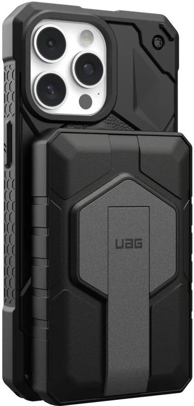 URBAN ARMOR GEAR - Powerbank - Zwart/Grijs - 10000mAh - Draadloos - 2-poorts USB-C