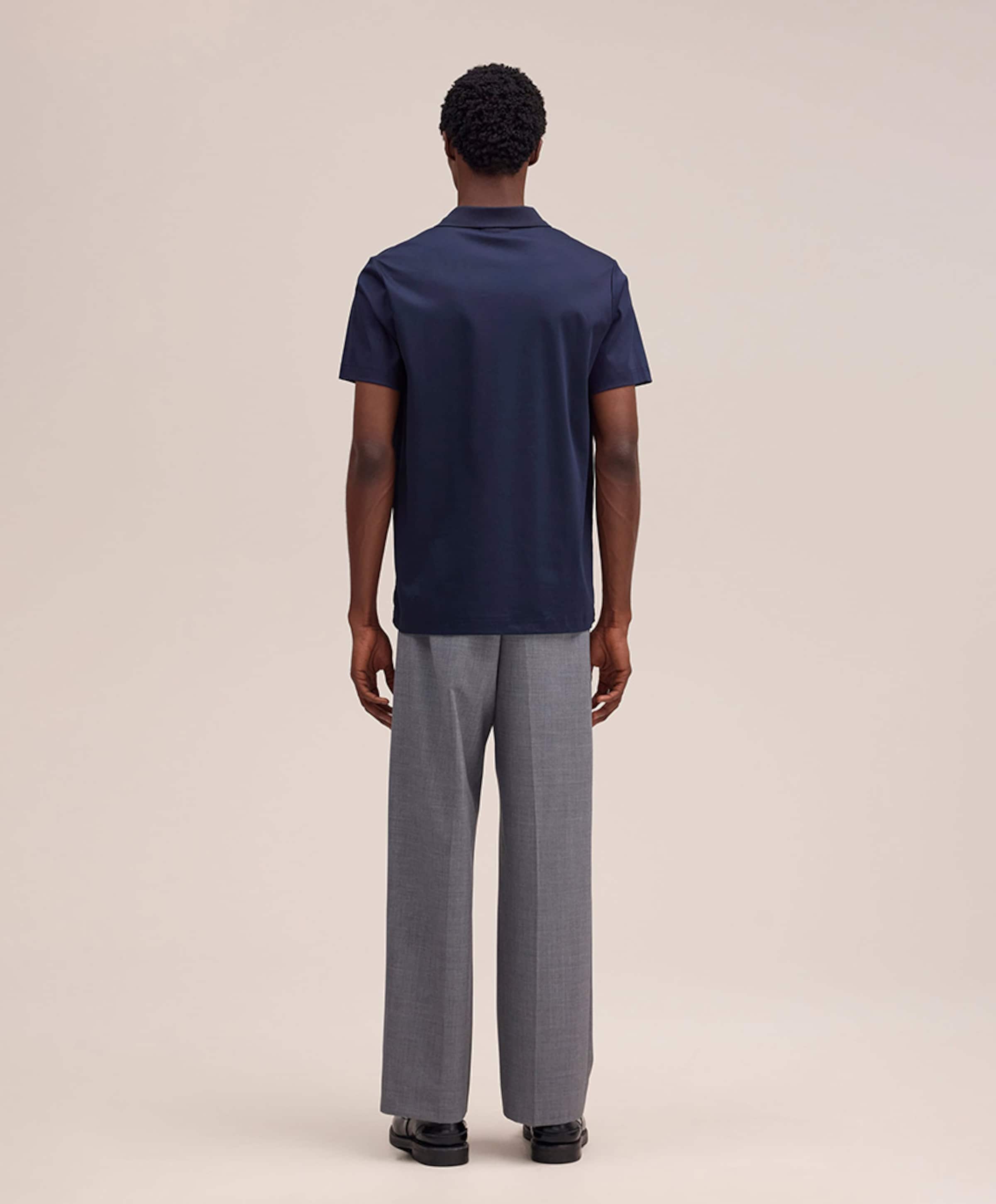 NN.07 Heren polo blauw