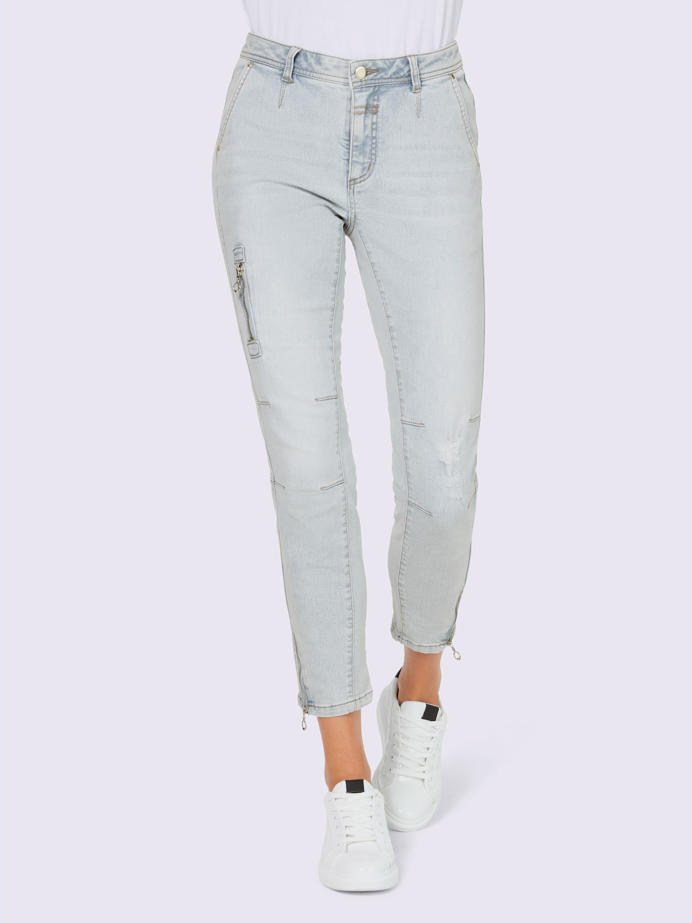 Jean délavé tendance