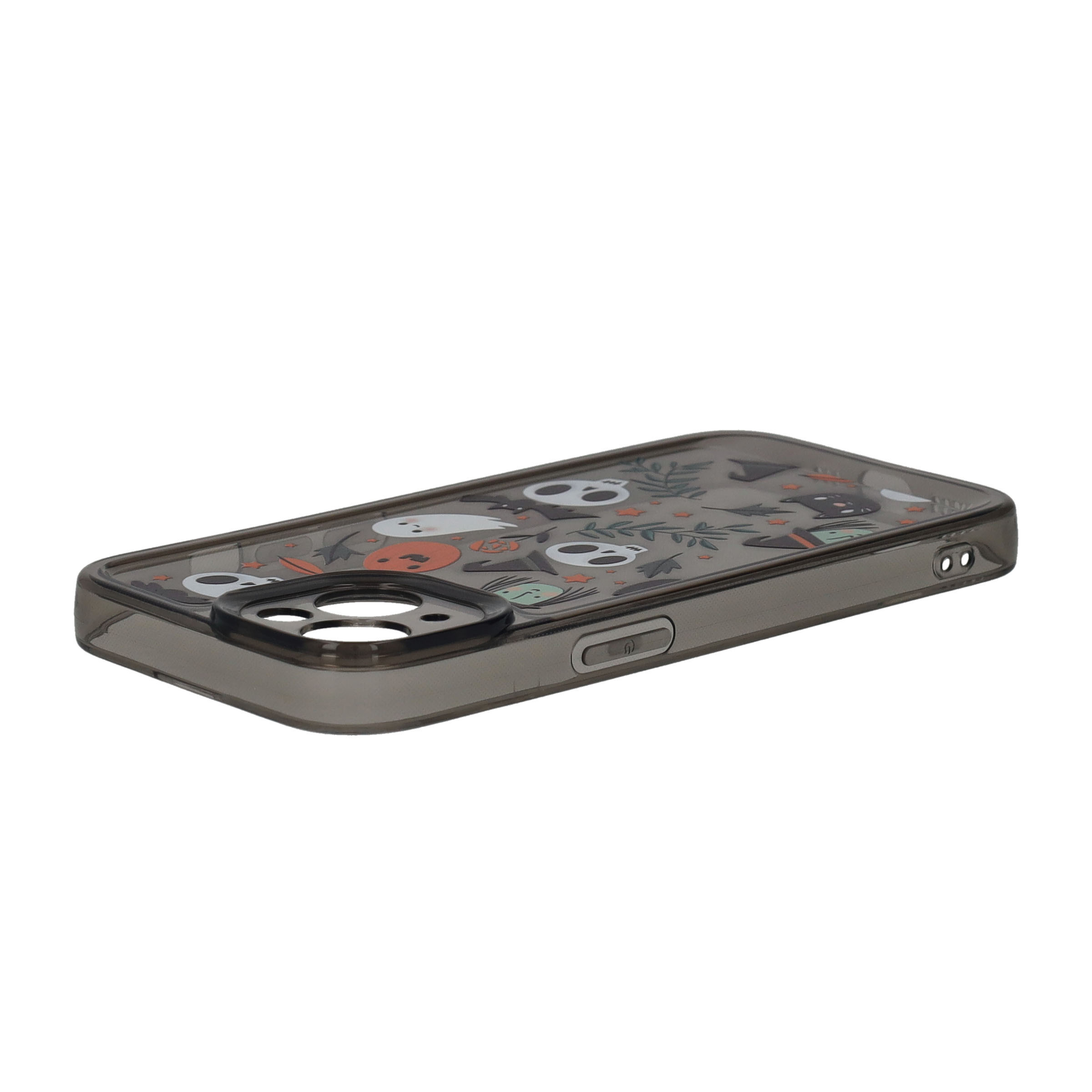iPhone 15 Gummi Case Schutzhülle mit Kameraschutz - Happy Halloween