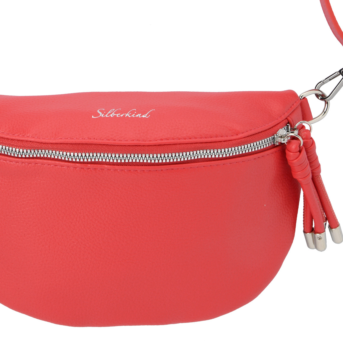 Gina Benotti Damen Hip-Bag aus Lederimitat rot