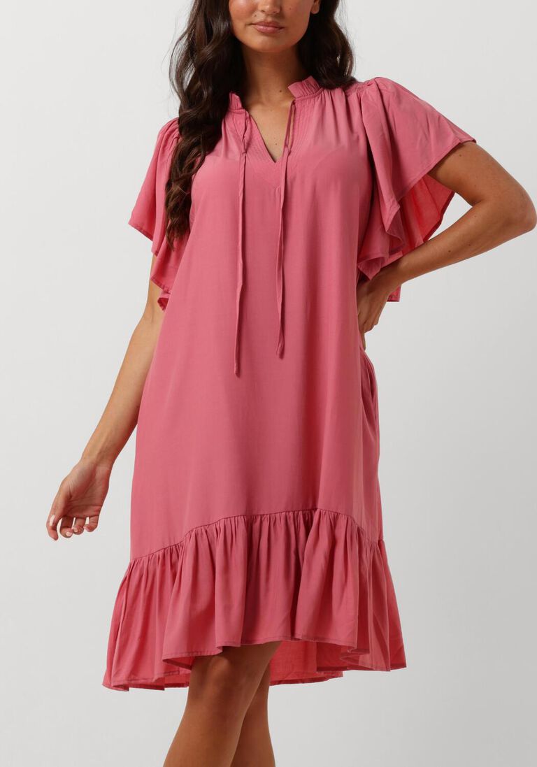 roze co'couture mini jurk tora frill dress