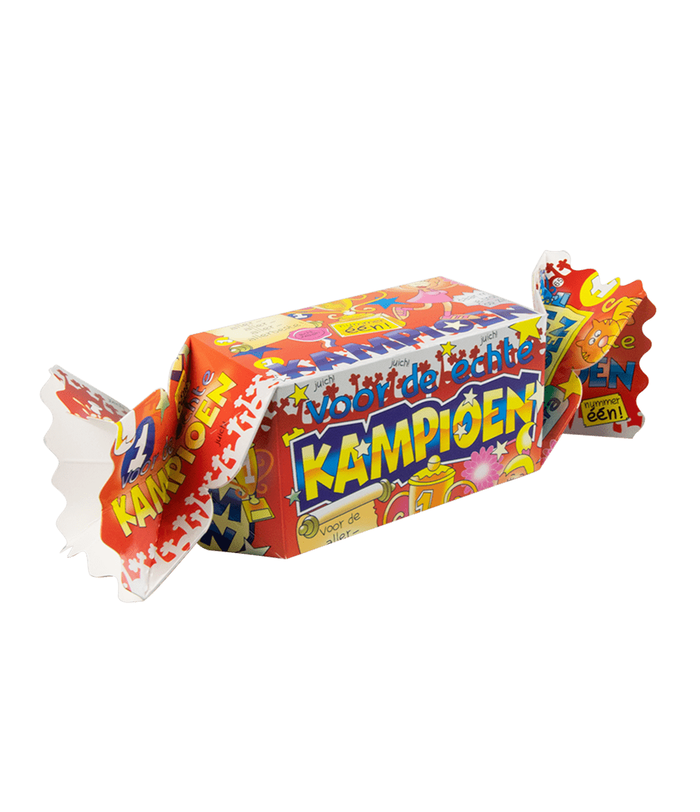 Geschenkdoosje Kampioen 26cm