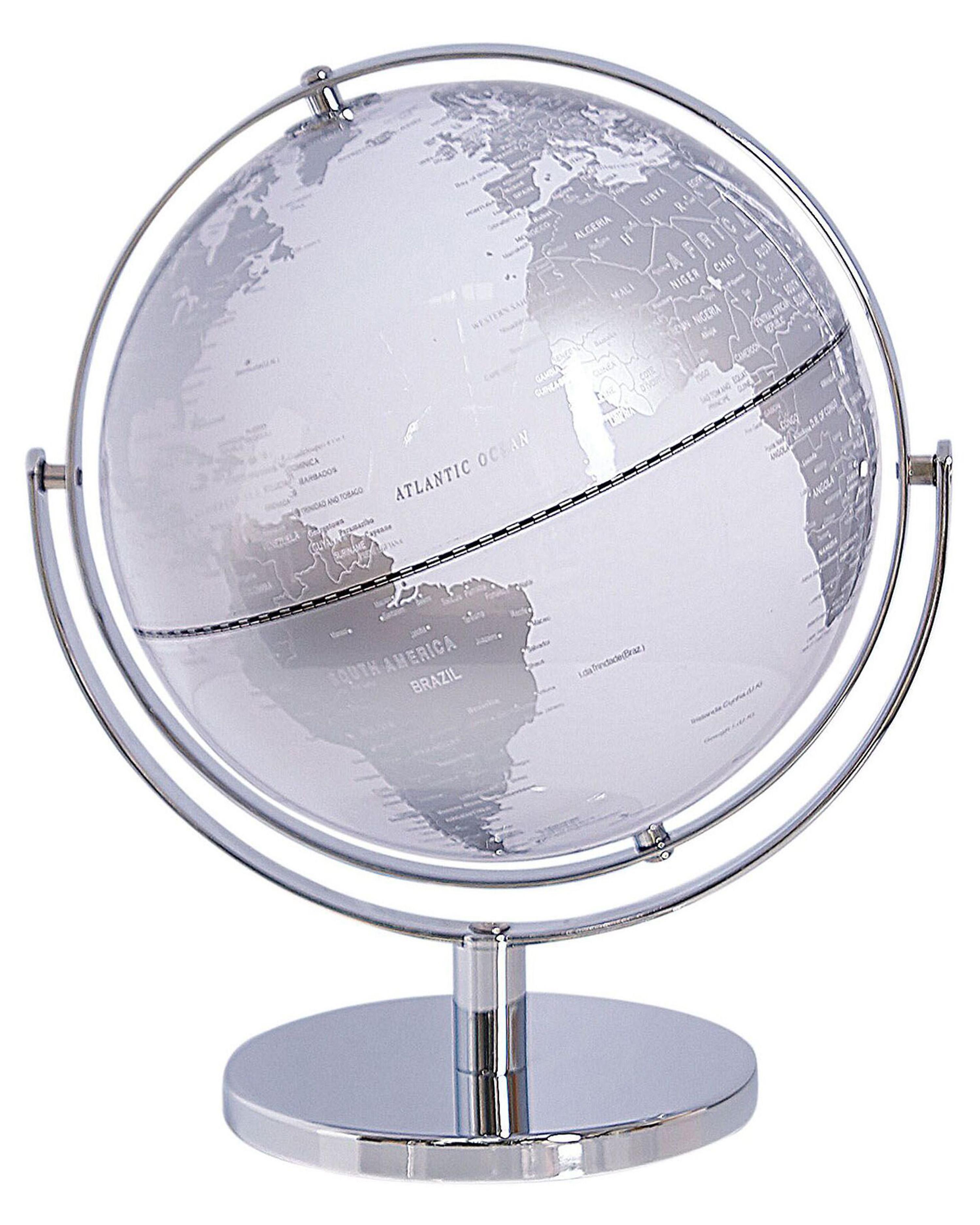 Wereldbol DRAKE Zilver 33 cm