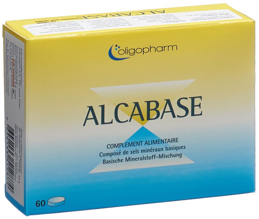 ALCABASE Tabl Blist 60 Stk<br>60 Stück, Blister, Tablette