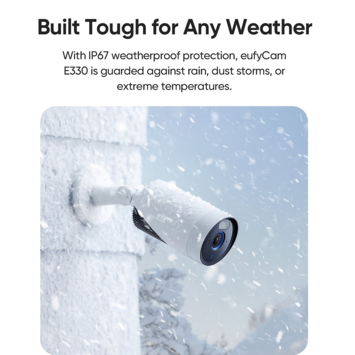 Eufy E330 Bundel 2 Beveiligingscamera voor buiten Wired Incl. Homebase 3