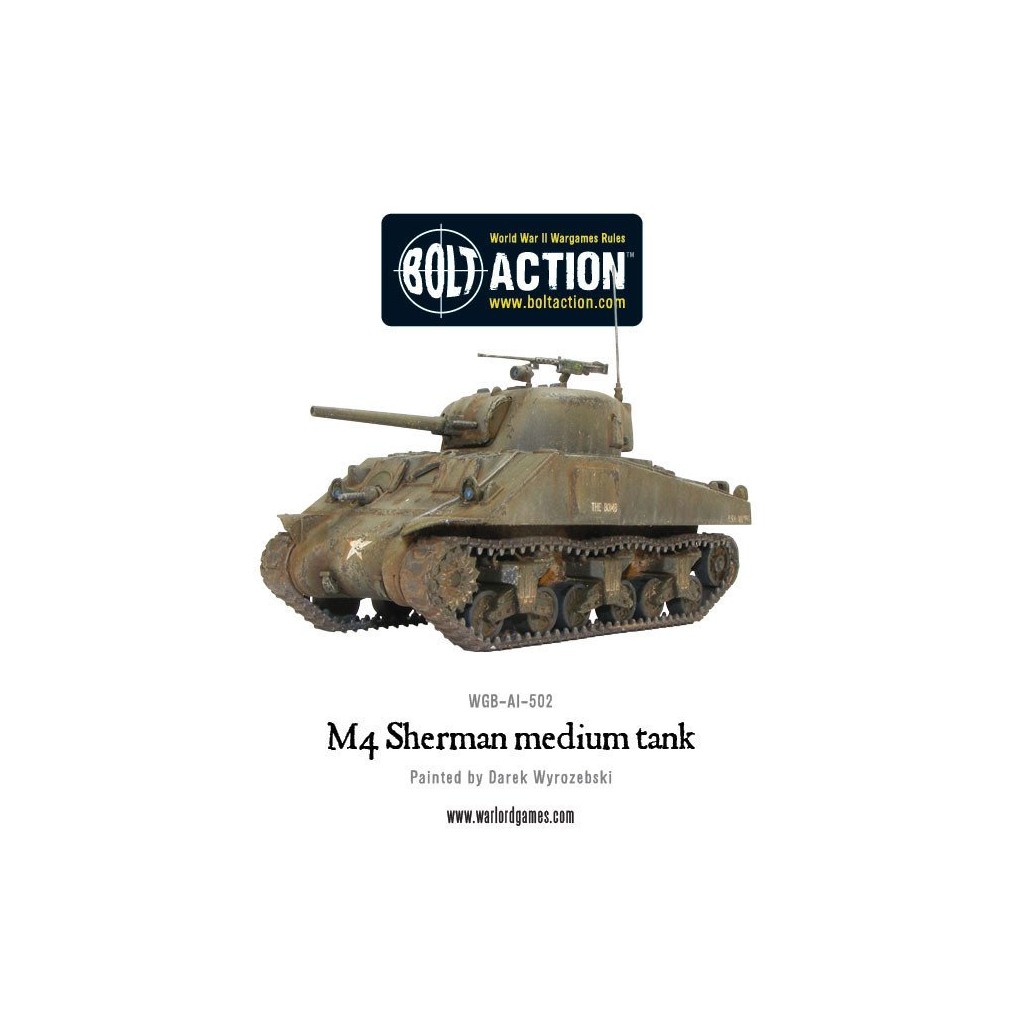 Bolt Action - M4 Sherman medium tank (plastic)