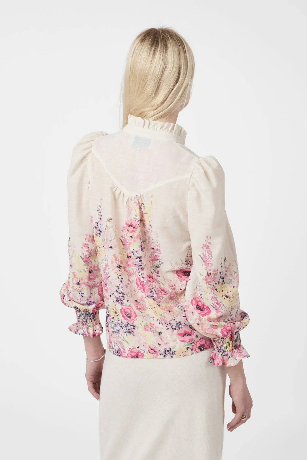 Neo Noir Calloma Flower Print Blouse 166266
