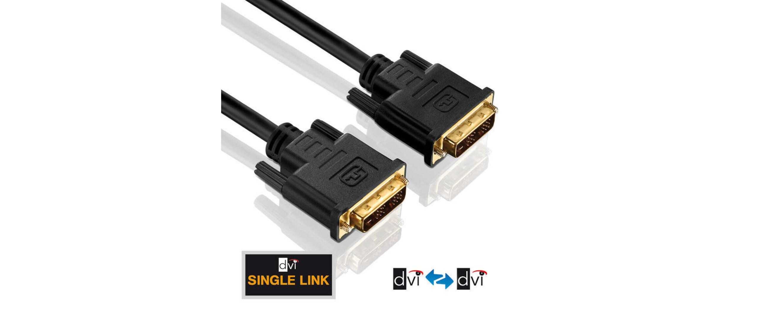 Kabel DVI-D - DVI-D, 10 mDVI-D auf DVI-D Verbindungskabel, 10 m