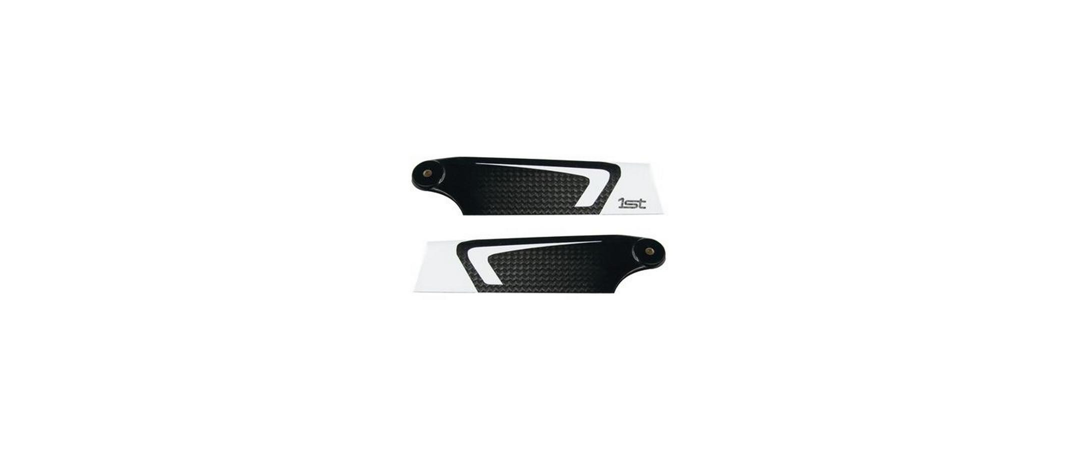 Heckrotorblätter Carbon, 70 mm 2 Stück70 mm CFK Heckrotorblätter