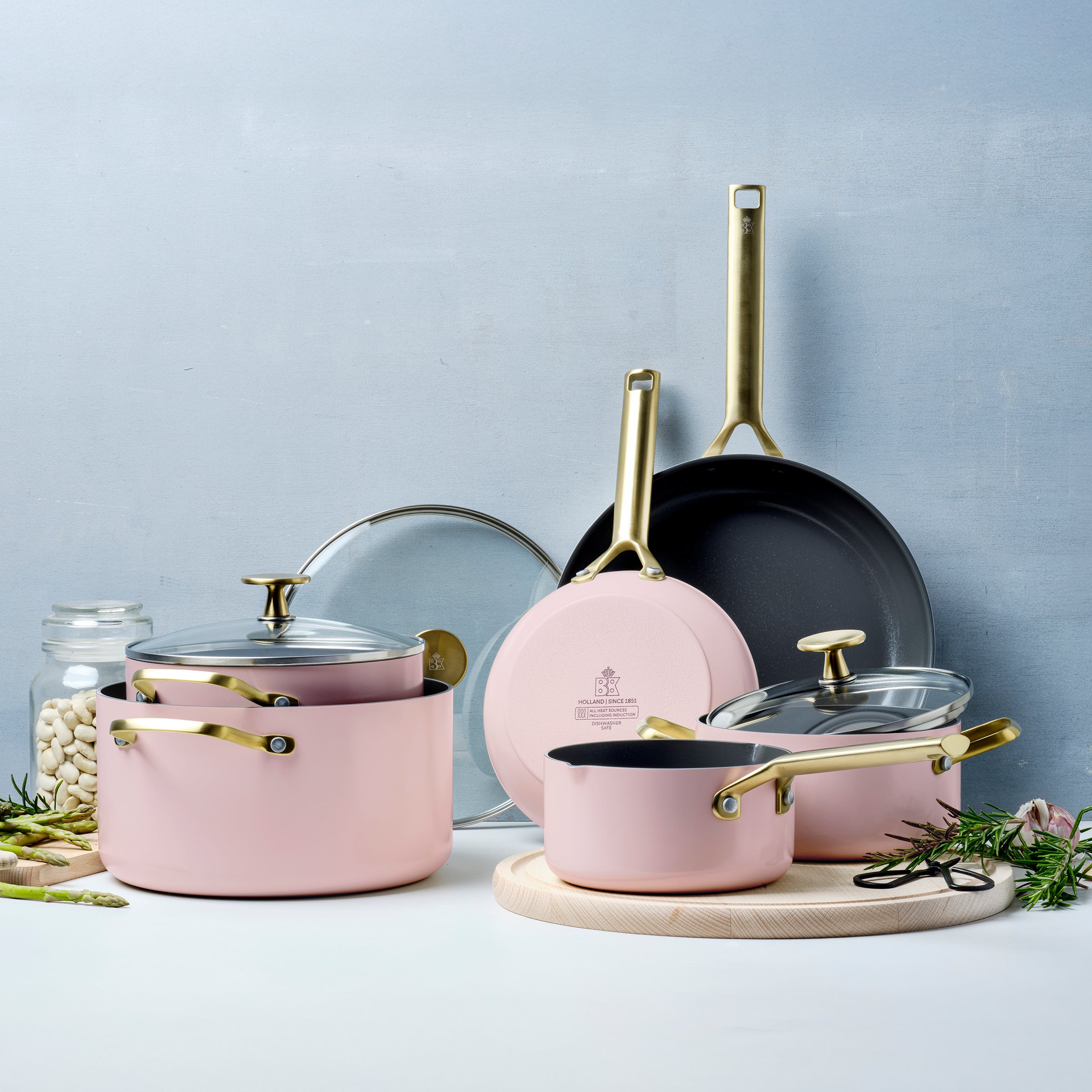 BK Sublime Koekenpannenset Ã 24 cm + Ã 28 cm - Pink