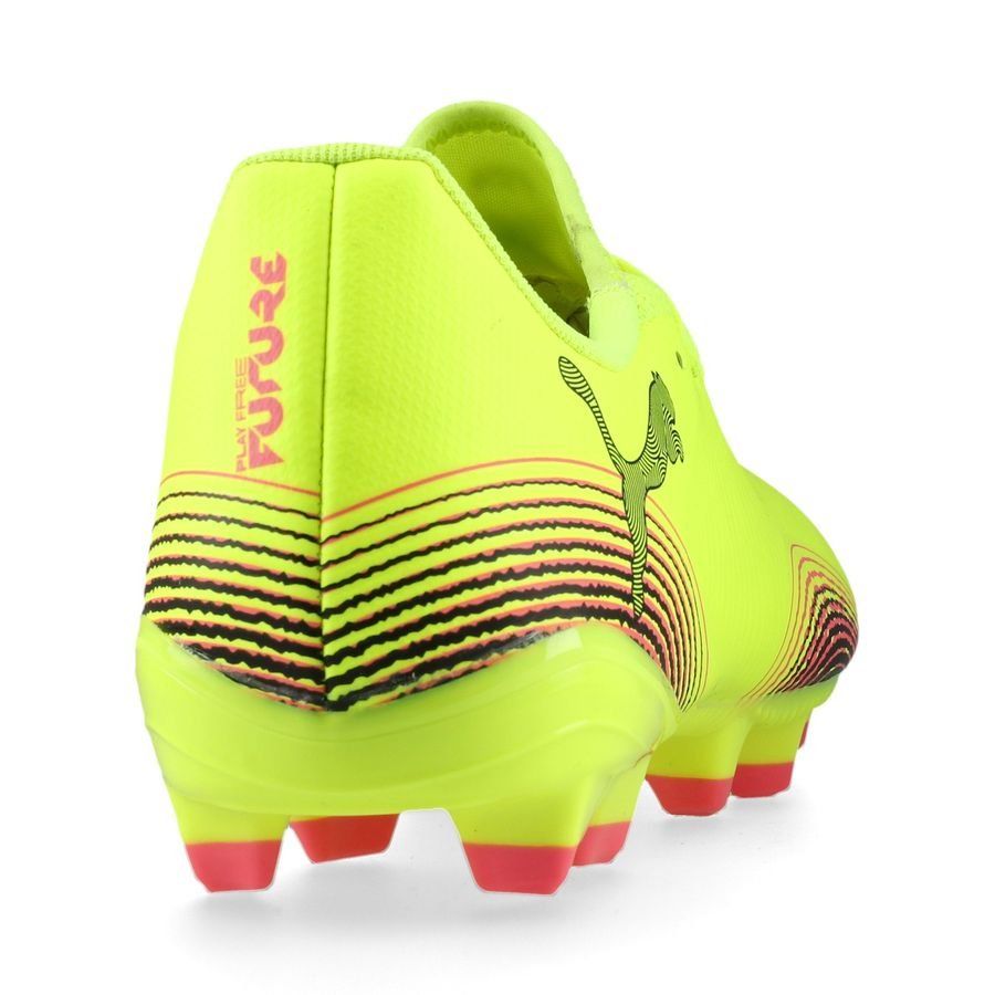 PUMA Future 8 Play FG/AG Audacity - Jaune/Noir/Sun Struck Femme