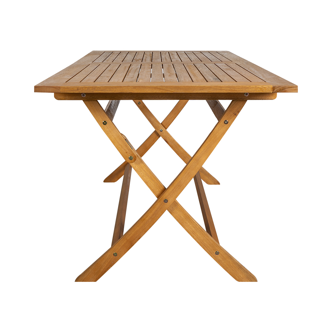 CONTINI Eucalyptus Gartentischset 140x80cm mit 4 Stühlen