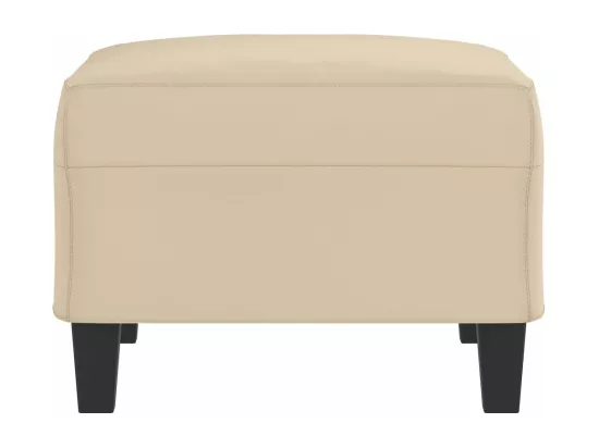 Repose-pied Crème 70x55x41 cm Tissu microfibre