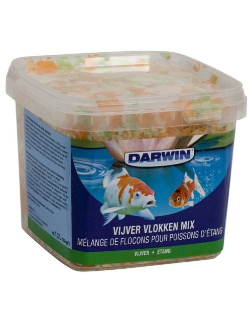 Darwin Vijvervoeding Vlokken Mix - Vijvervoer