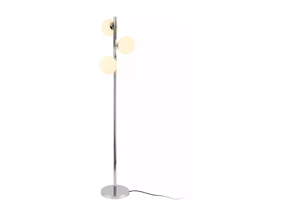 Lampadaire Lampe à Pied métal blanche 25 x 25 x 154 cm 03_0002438