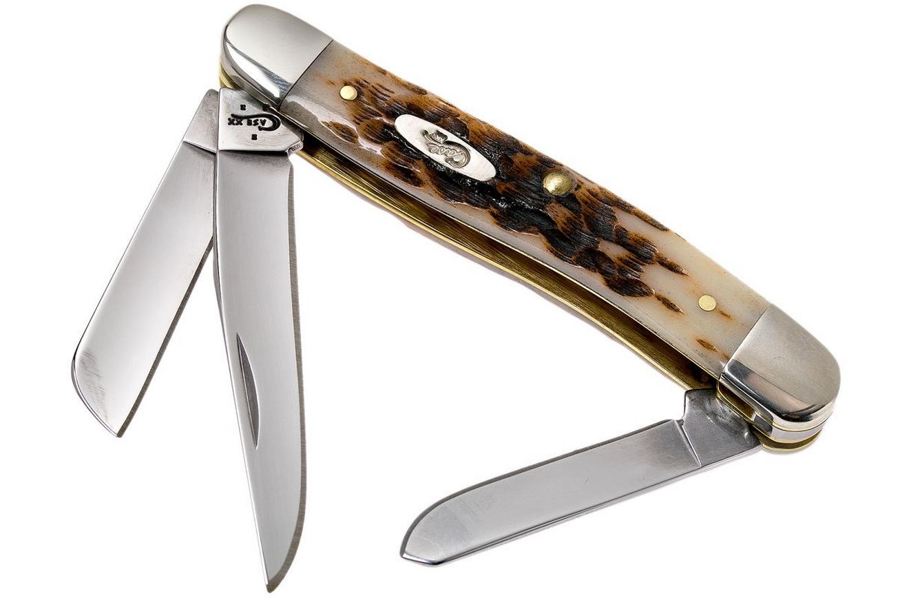 Case Medium Stockman Amber Jigged Bone, 00042, 6318 SS zakmes