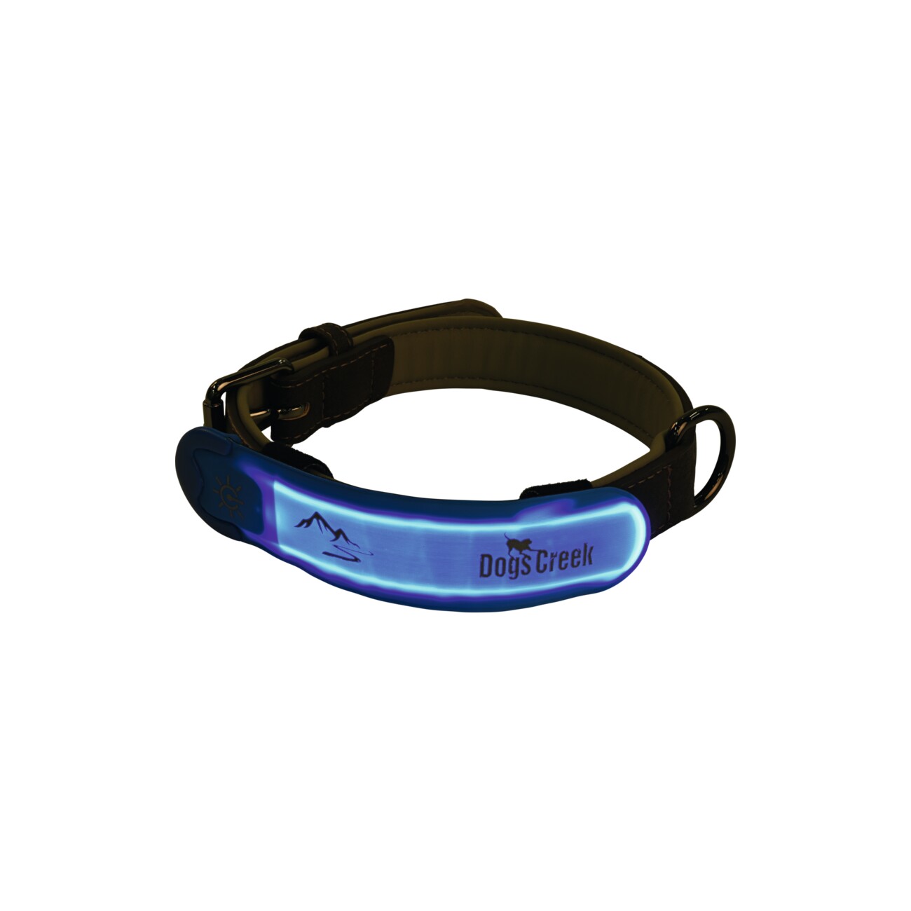 Dogs Creek Leuchtklettsticker Kuma blau/ türkis