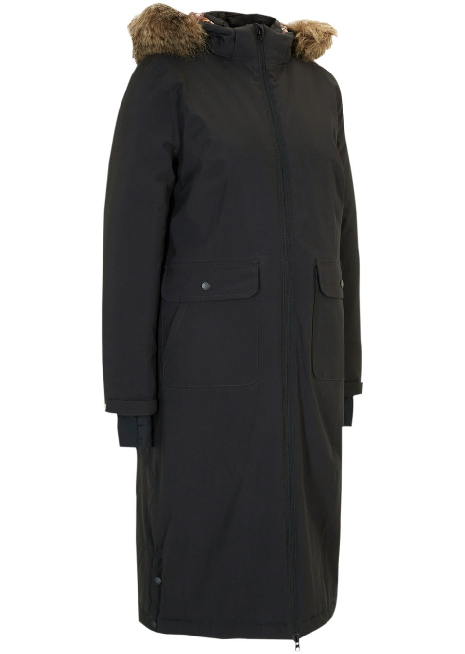Manteau fonctionnel avec capuche et col synthétique amovible
