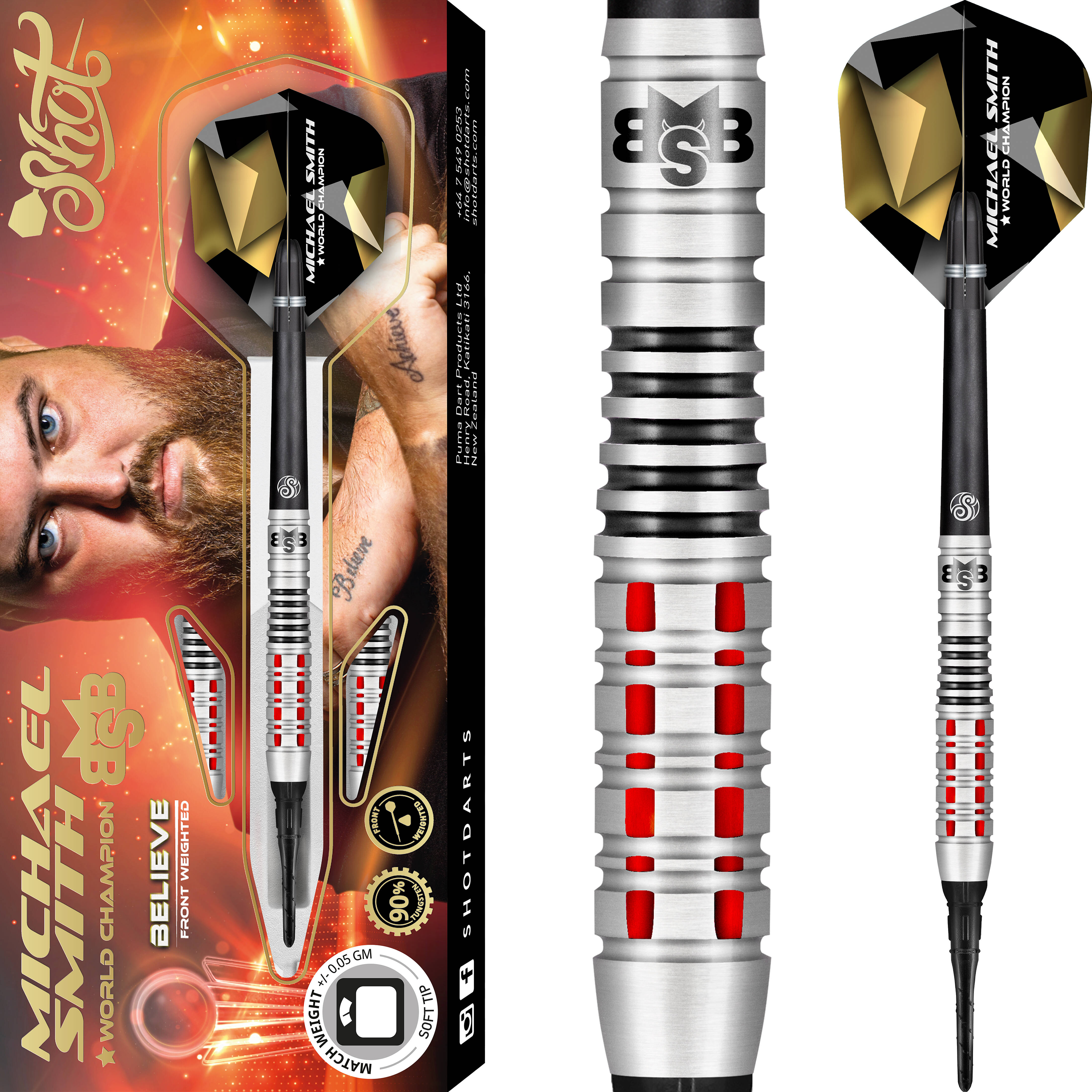 Shot - Michael Smith Believe - Softdart