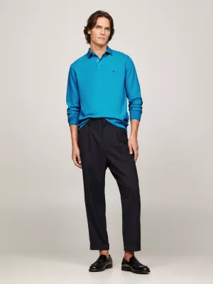 Polo de manga comprida e corte regular da coleção 1985