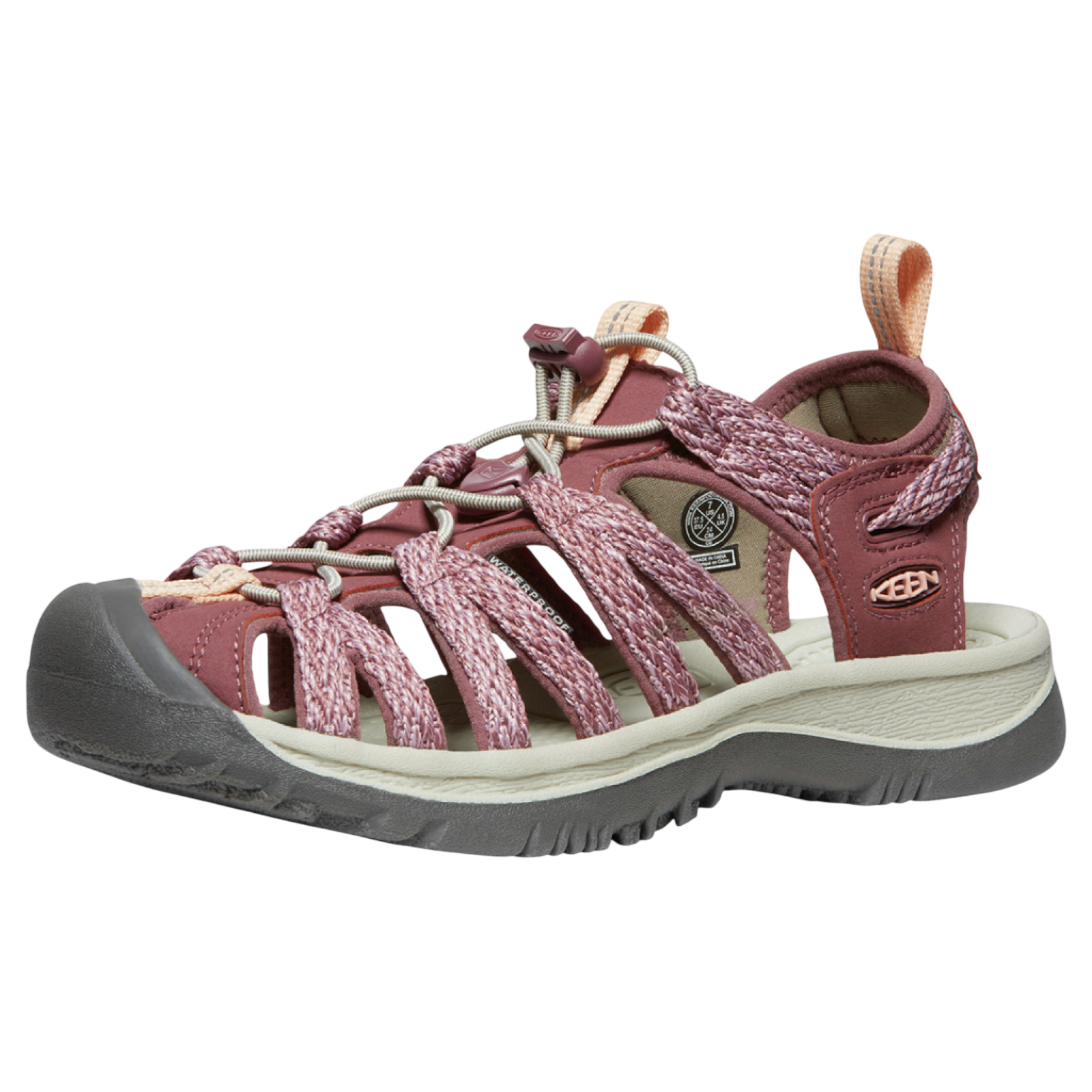 Sandalen Whisper rose brown/peach parfait