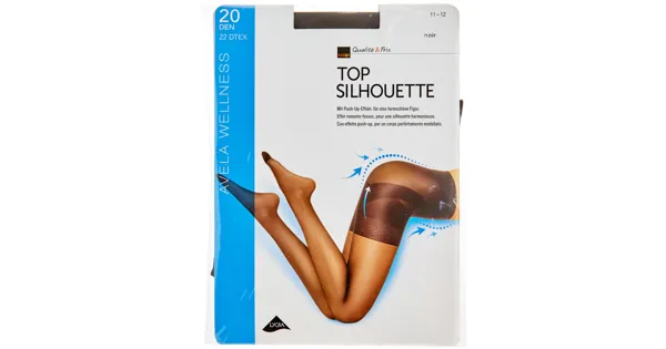 Avela Strumpfhose Top Silhouette Noir 11 - 12