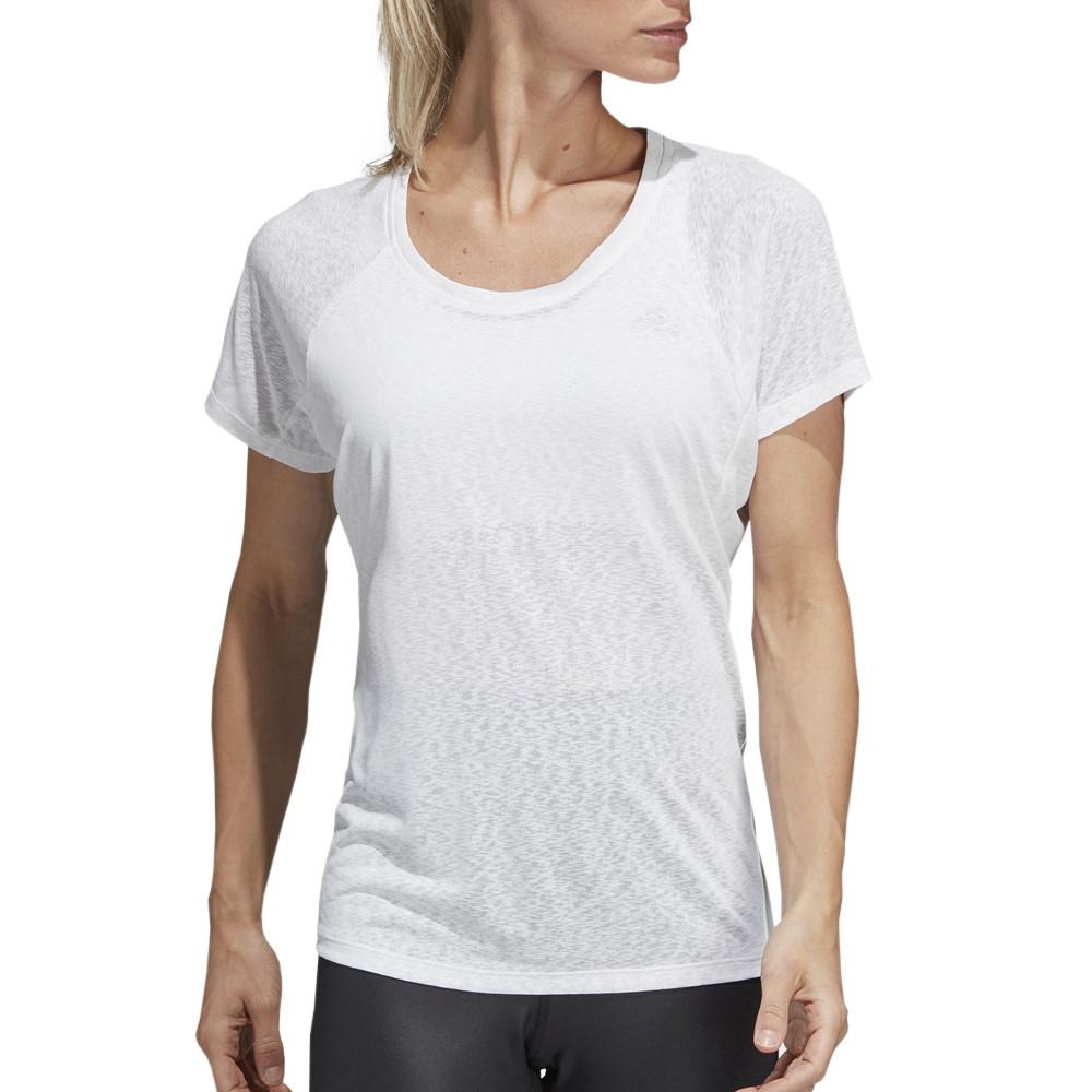 Adidas T-shirt Blanc Femme Adidas Cut out