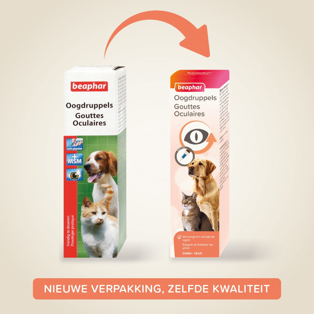 Beaphar hond en kat oogdruppels 50 ml