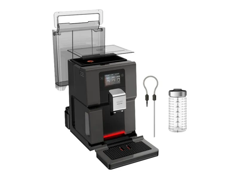 [OUTLET] - Krups Intuition Preference EA872B10 - Automatisk kaffemaskine med mælkeskummer - 15 bar - antracit