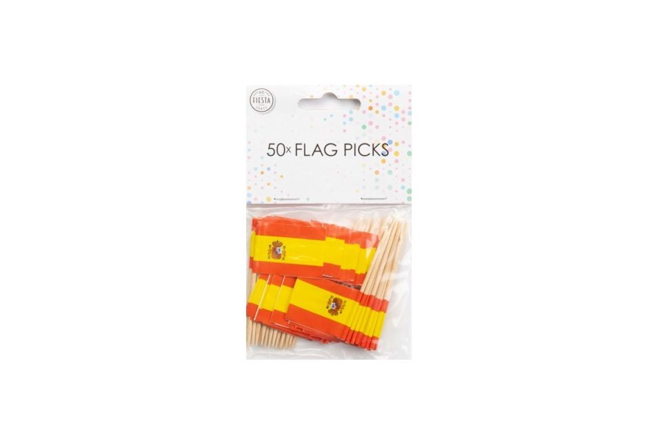 Cocktailprikkers Spanje 8cm 50st