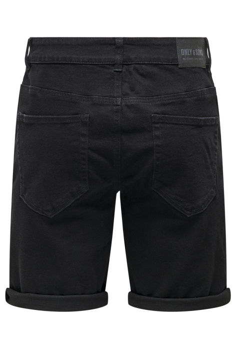 Only & Sons zwarte heren korte broek