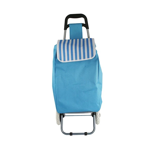 Chariot de courses bleu 46 L